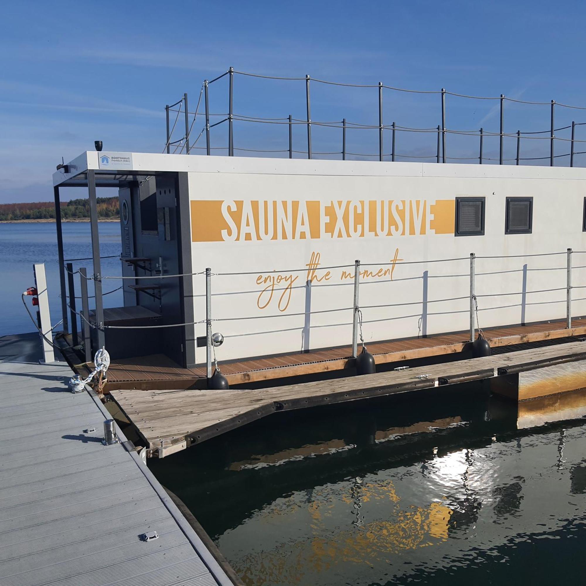 Schwimmendes Ferienhaus Silent Elsterheide ภายนอก รูปภาพ